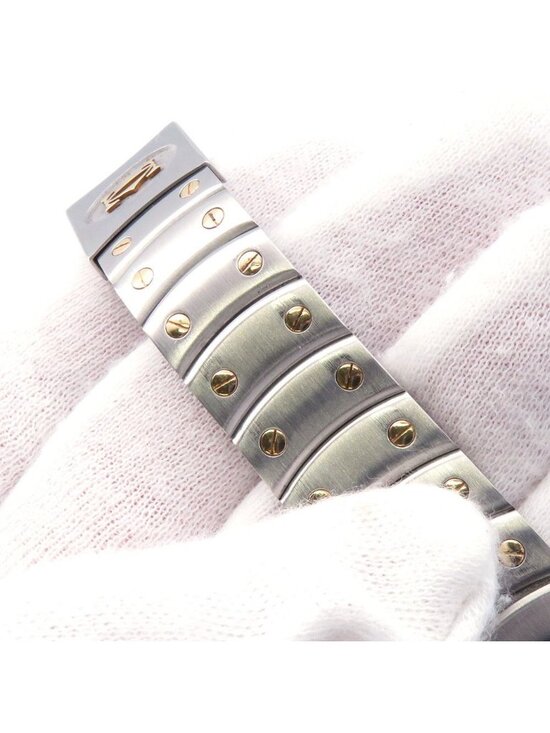 Cartier Santos Ronde MM Watch Ivory Dial main image 7